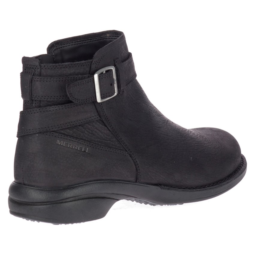 Bottes Merrell Andover Bluff Waterproof Noir Femme | M.S.DYVO